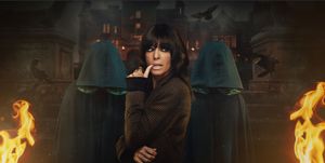 claudia winkleman the presenter of the traitors