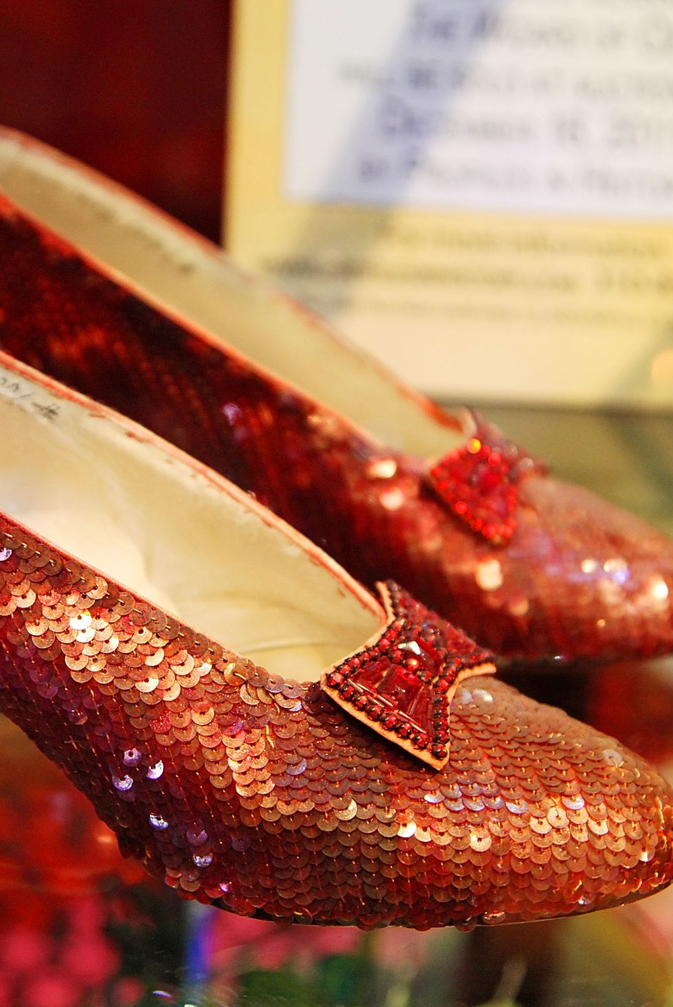 Iconic Ruby Slippers From "The Wizard Oz" Unveiled In Beverly Hills