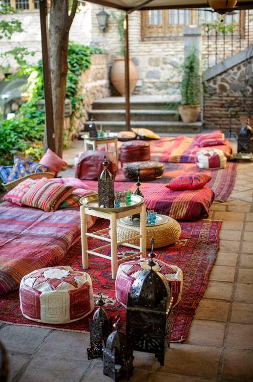 Ideas originales para decorar rincones chill out de exterior