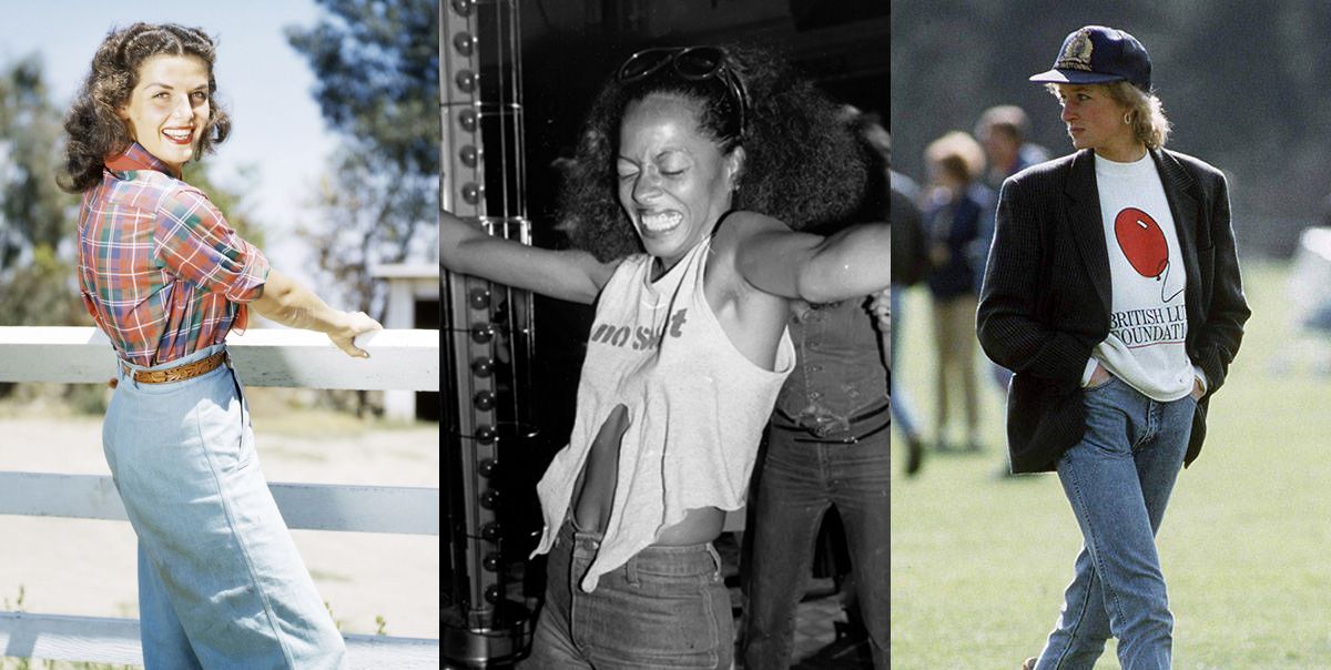 35 Denim Icons from Every Decade, from Marilyn Monroe to Princess Diana