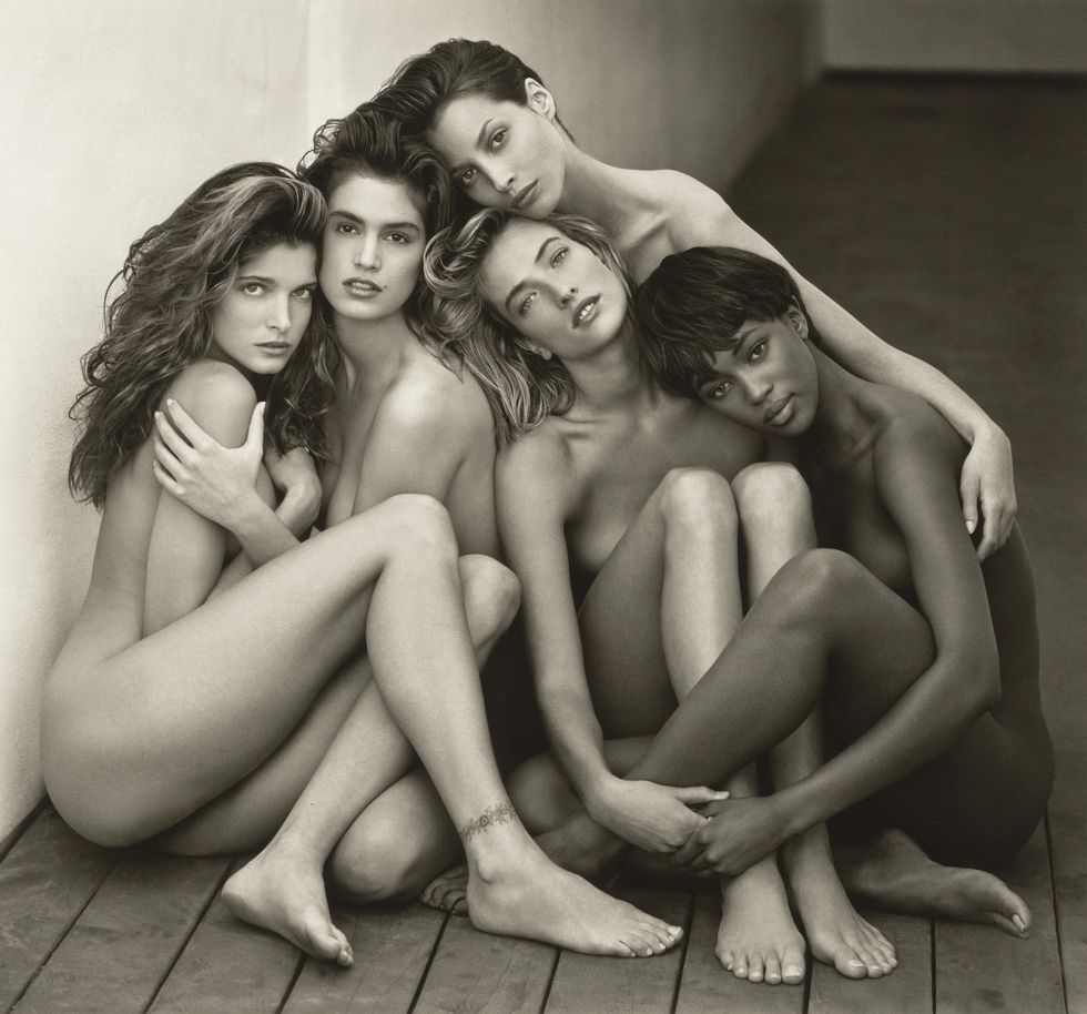 Herb Ritts, Cindy Crawford, Naomi Campbell