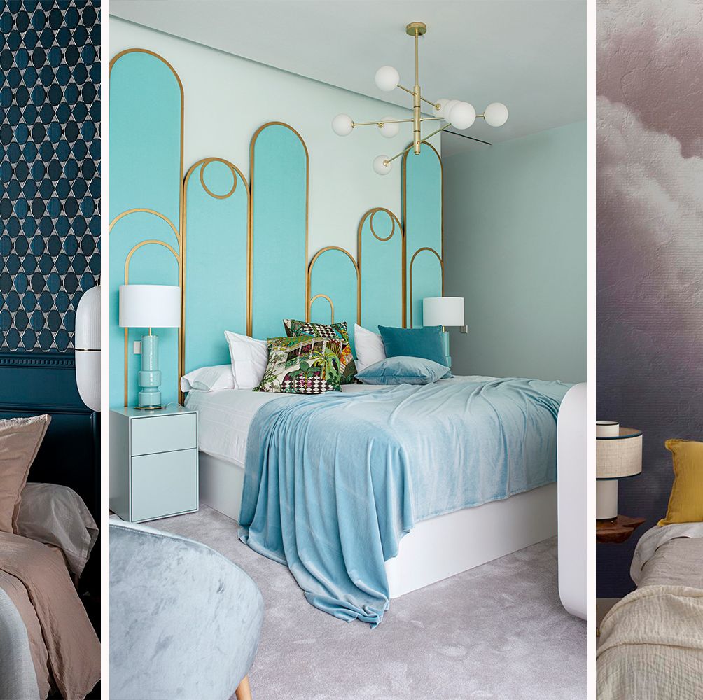Diez hermosas ideas de cómo decorar las paredes de un dormitorio