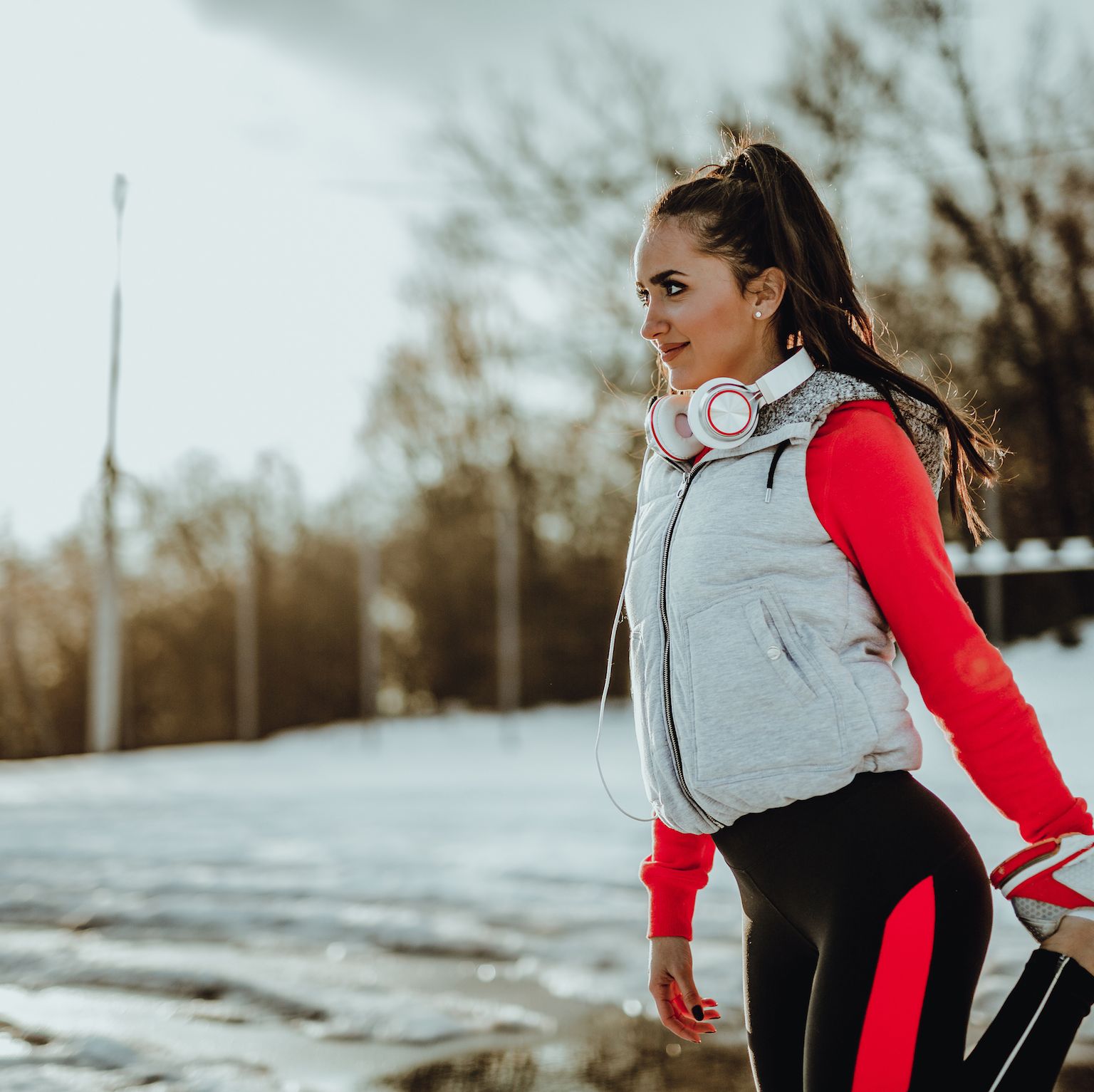 Ideas for exercising outdoors: cold weather workout ideas