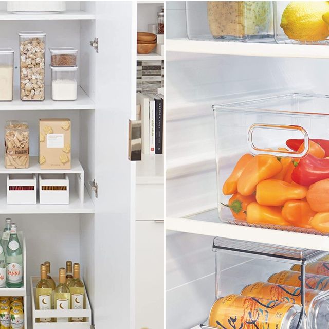 iDesign Clear Plastic BPA-Free Pantry Stackable Storage Organizer