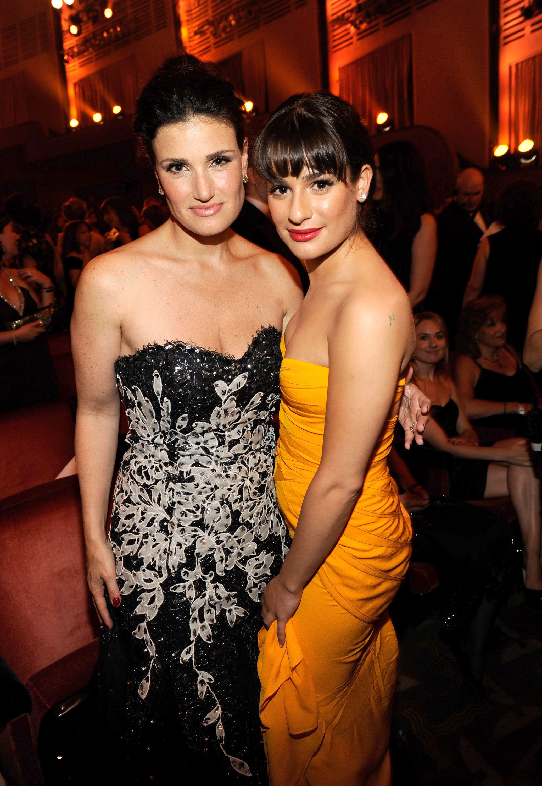 Glee s Idina Menzel says playing Lea Michele s mum wasn t great