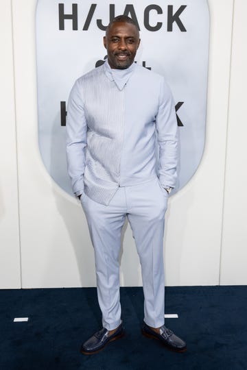 idris elba at the world premiere of hijack in 2023