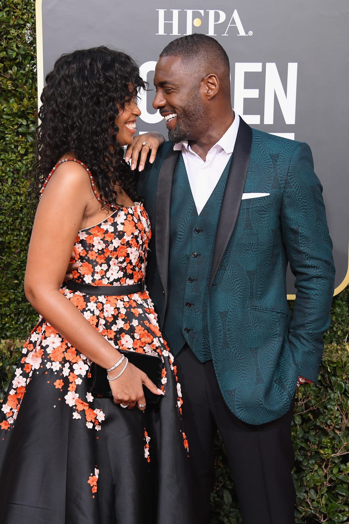 Essence - Idris Elba and his fiance Sabrina Dhowre are inseparable