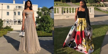 Clothing, Dress, Gown, Fashion model, Fashion, Shoulder, Formal wear, Haute couture, A-line, Costume design, 