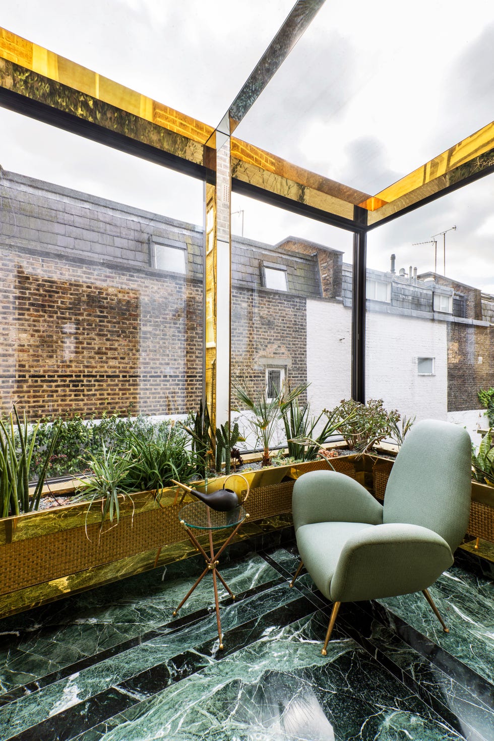 winter garden in disco house london by pinzauer and william smalley