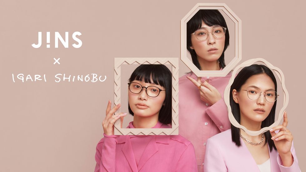 超人氣的化妝眼鏡 讓你更喜歡自己！ jins x igari shinobu