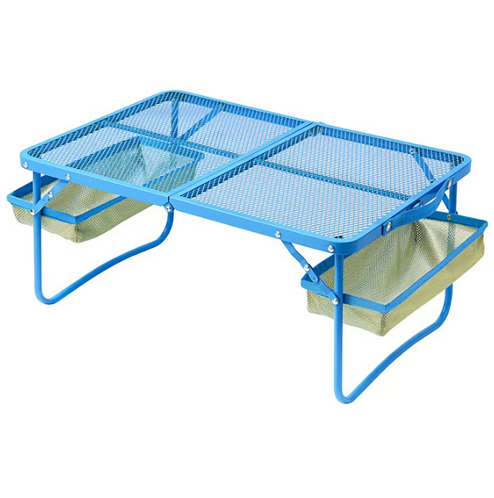 ikea rebaja la mesa portátil plegable con bolsillos para playa, terraza o comer en la cama o el sofá