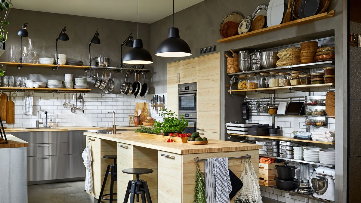 Una cocina organizada  Hacer muebles de cocina, Diseño de interiores  cafetería, Muebles de cocina rusticos