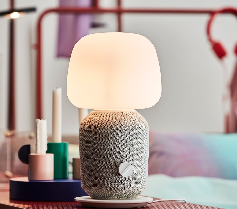 SYMFONISK SONOS - Lámpara de mesa con altavoz WiFi - Diseño IKEA