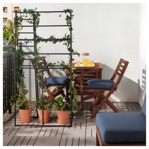 Flowerpot, Furniture, Chair, Houseplant, Room, Table, Plant, Balcony, Interior design, Home, 
