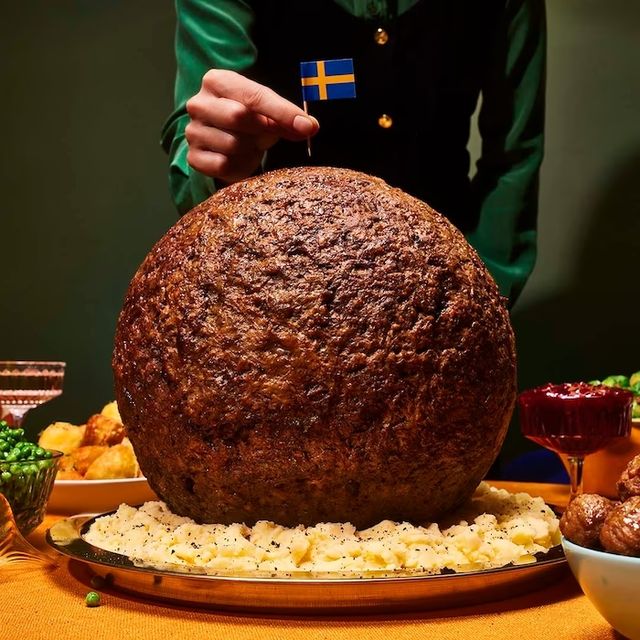 Ikea Just Unveiled A Massive Turkey Sized Swedish Meatball