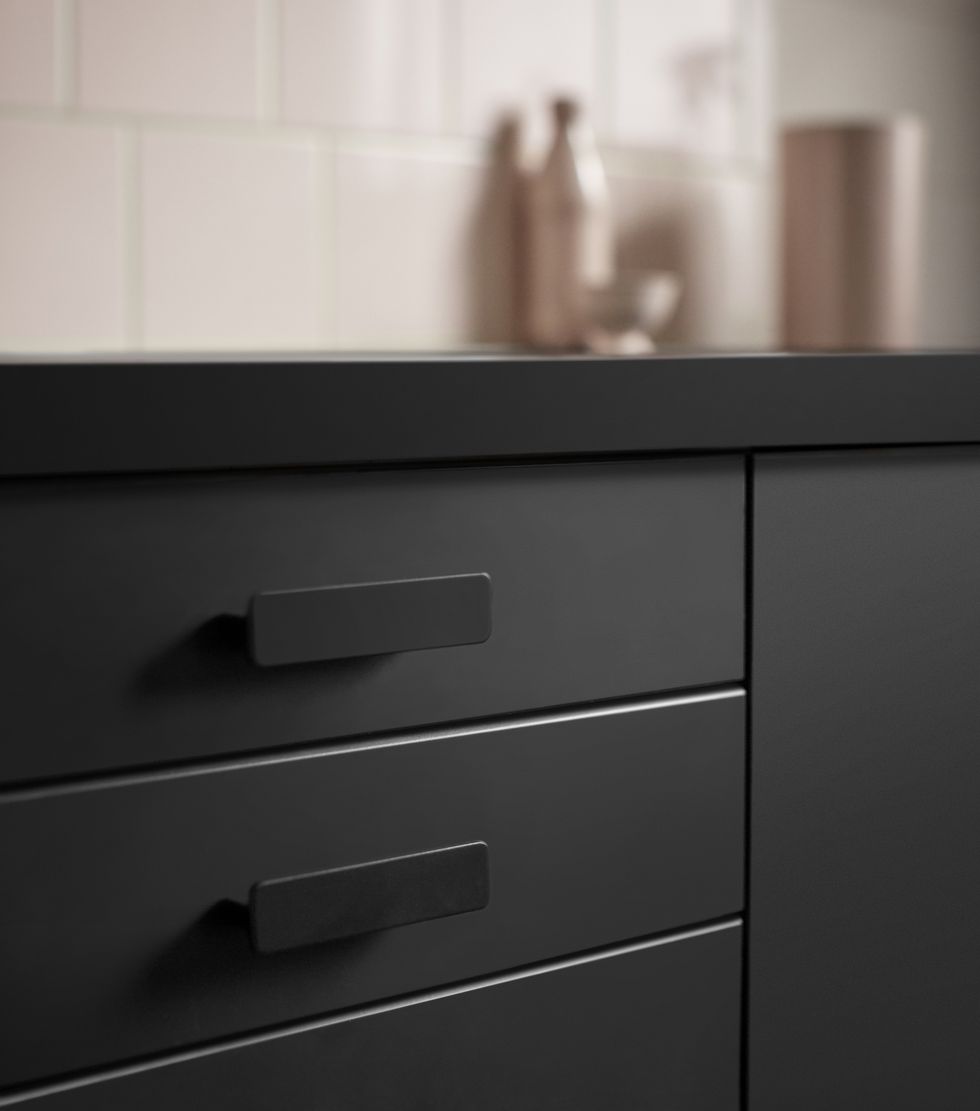 IKEA Kitchen Cabinets Made From Recycled Materials - Black IKEA