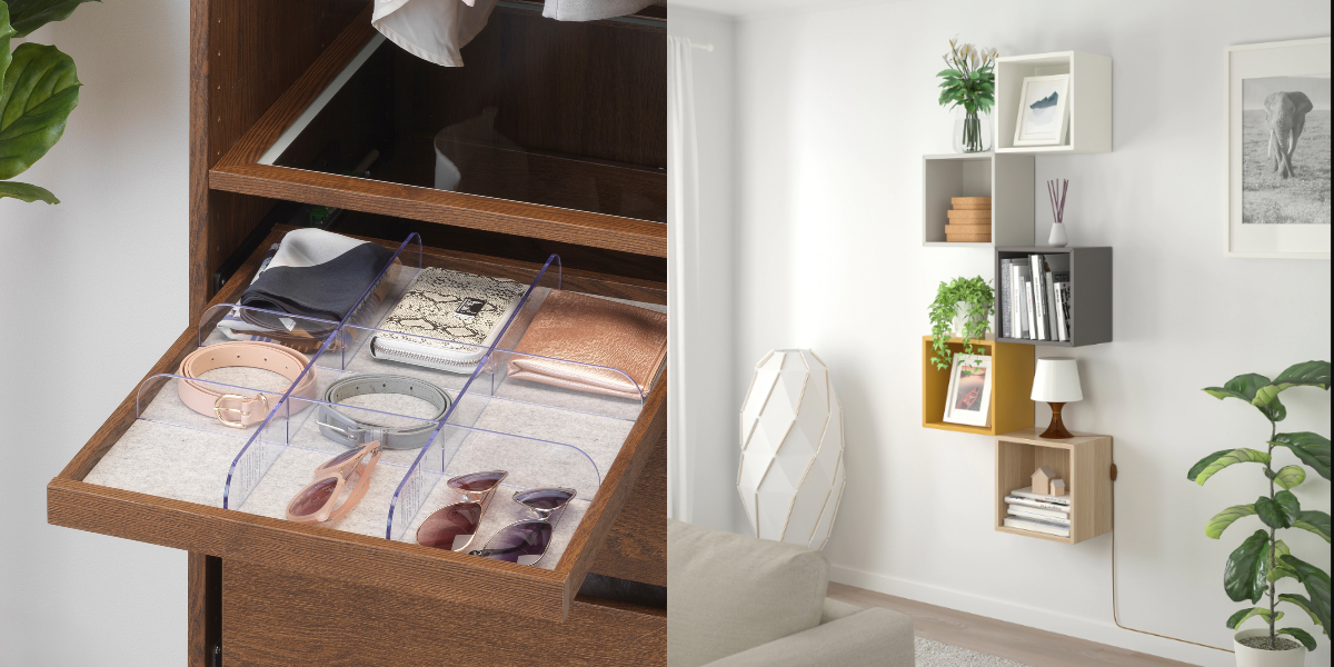 Make the most of storage in small spaces. - IKEA CA