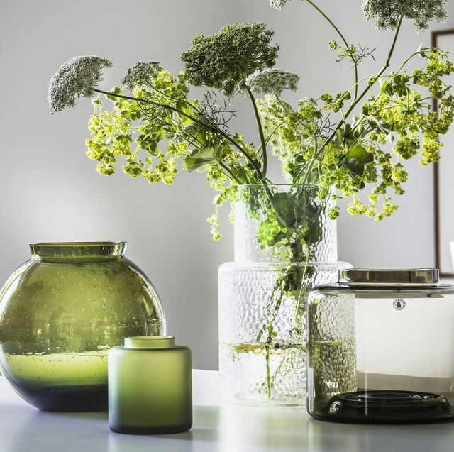 KONSTFULL vase, green, 7 ½ - IKEA