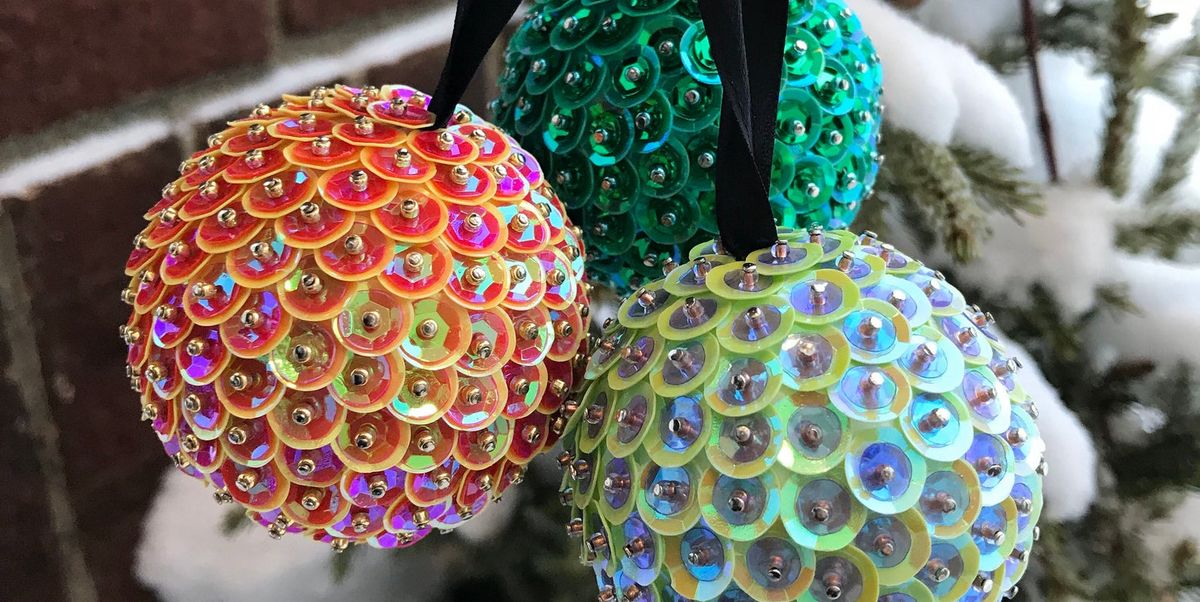 ornaments with sequins