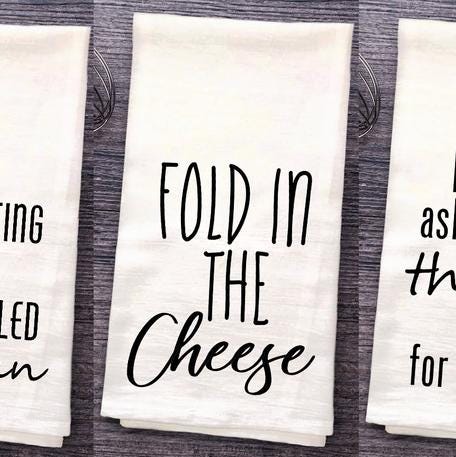 Funny Kitchen Quotes Bundle, Kitchen Towels