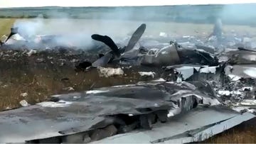 crashed il 22m command post plane