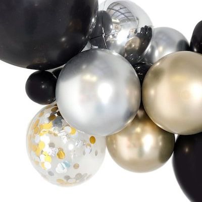 diy decorations for new year's eve balloon garland