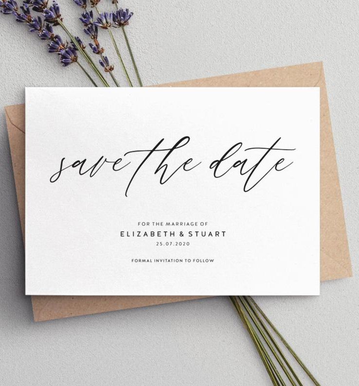 33 Best Save The Date Ideas - Wedding Save The Date Cards