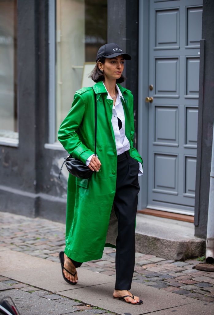 Street Style Is Seeing Green at Copenhagen Fashion Week