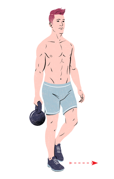 Weights, Standing, Muscle, Cartoon, Arm, Illustration, Exercise equipment, Dumbbell, Leg, Joint, 