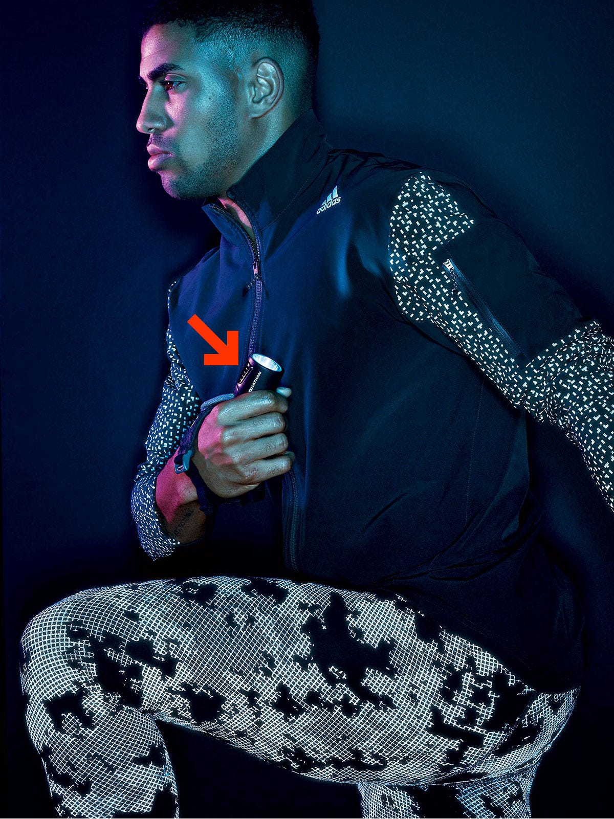 running in the dark