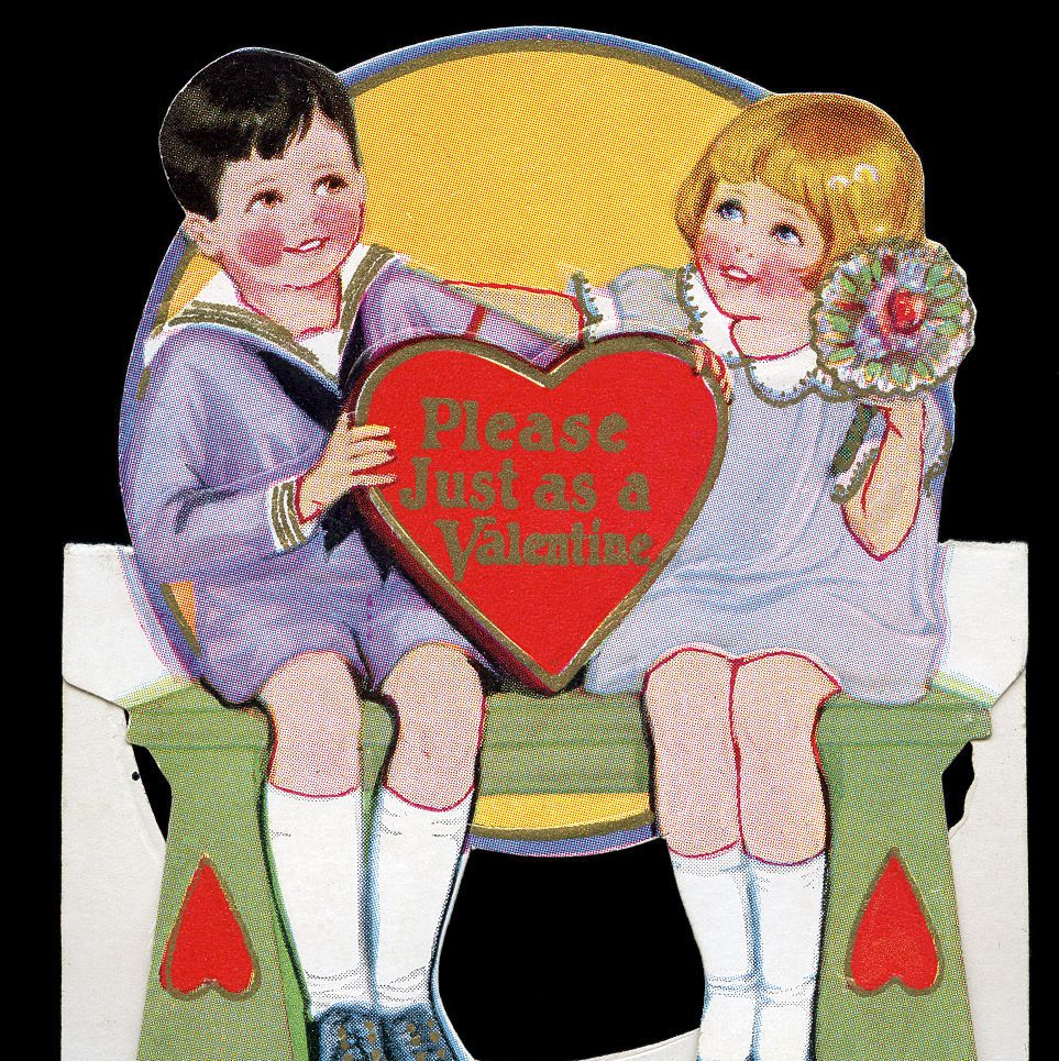 vintage valentine's day card