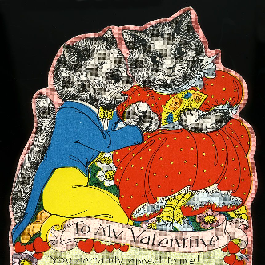 vintage valentine's day card