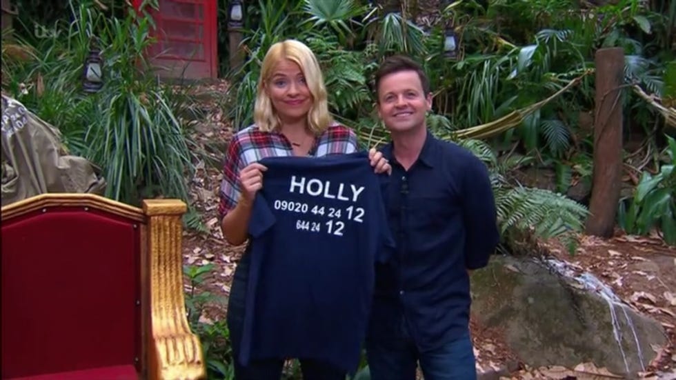I'm a Celebrity 12/12/18 Holly Willoughby and Dec Donnelly