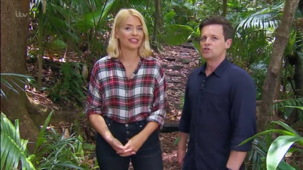 I'm a Celebrity 12/12/18 Holly Willoughby and Dec Donnelly