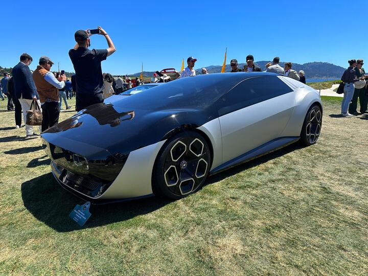 pininfarina concept 'ace of spades' pebble beach 2024