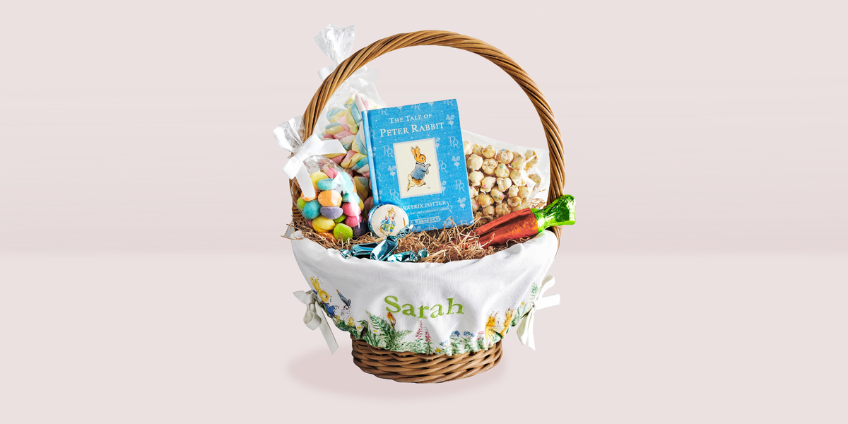 Kids Easter Gift Basket / Gift Box With Candy And Cookies Pick Color