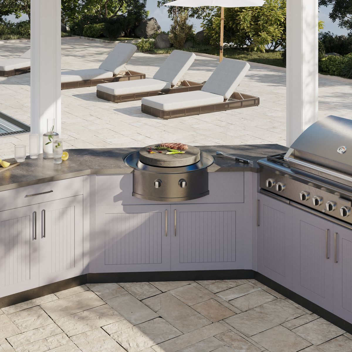 A Perfect Surface: Everything You Need to Know About Outdoor Kitchen  Countertops, Outdoor Cooking