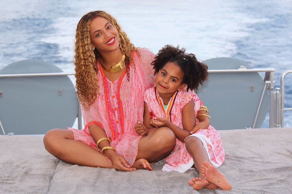 Beyonce with Blue ivy