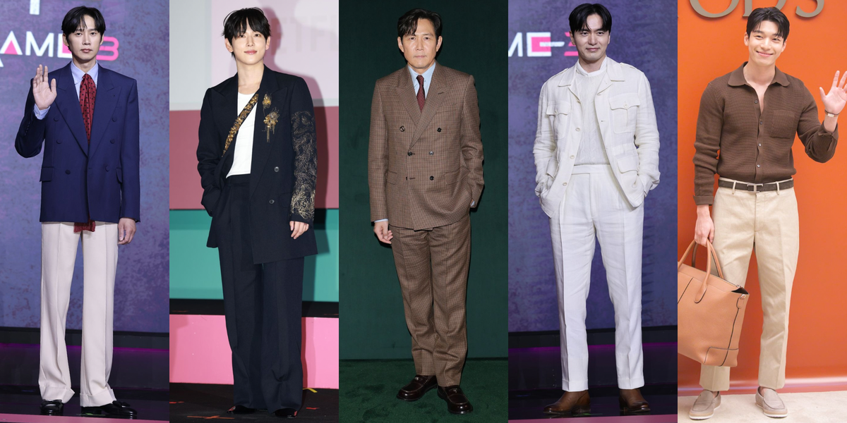 イカゲーム」俳優の私服まとめ：イ・ジョンジェ、ウィ・ハジュン