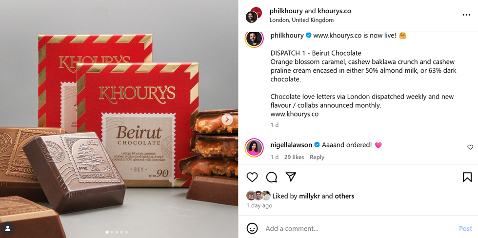 phil khoury beirut chocolate bar