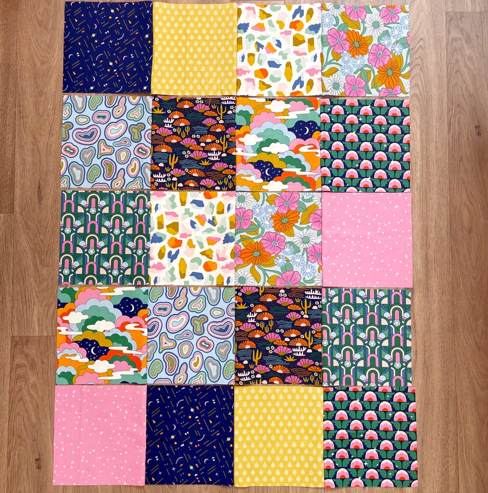 how to sew a patchwork quilt, step by step