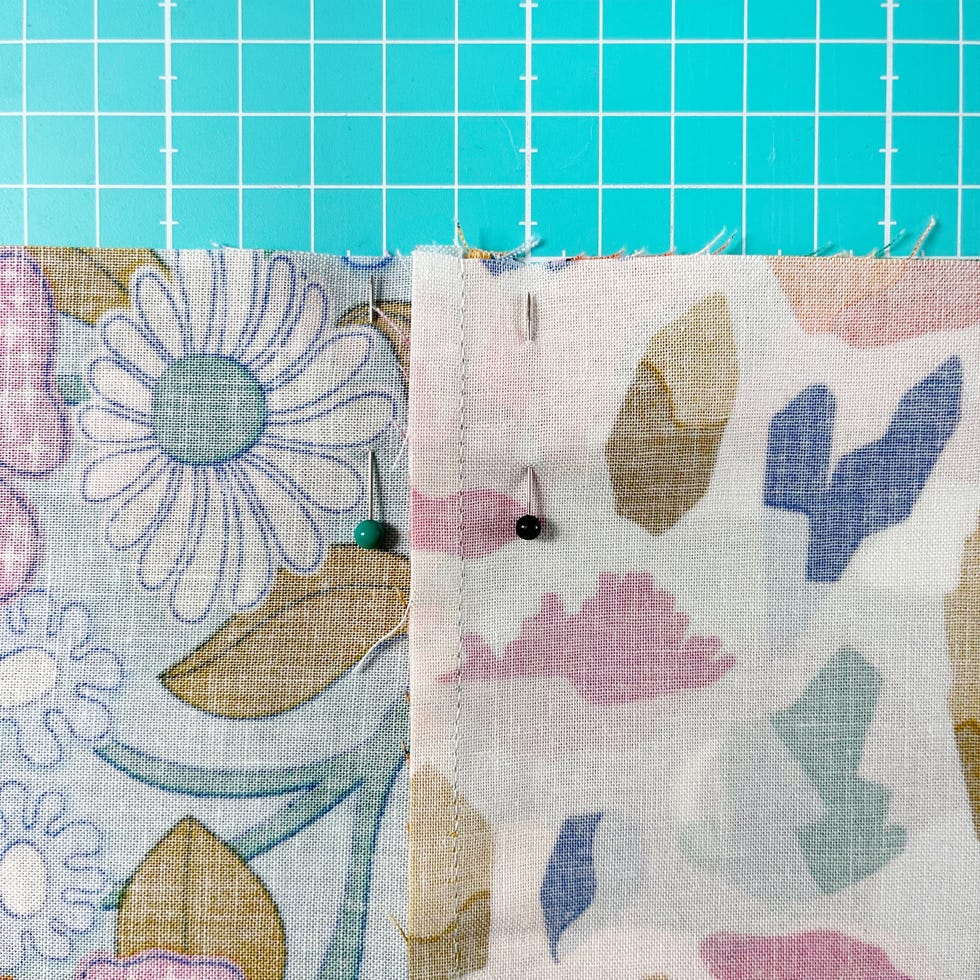 nesting the seams, quilting an patchworking for beginners