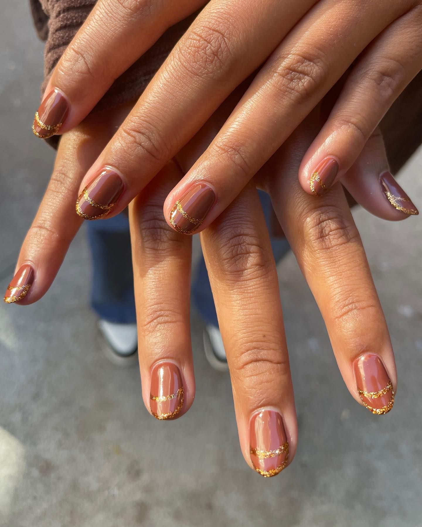 90's Burberry nails - hand painted- NOSTALGIA - I have been doing Burberry  nails from 2014. It is so classic and gorgeous. This desig... | Instagram