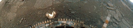 taken by the soviet spacecraft venera 13, this image of the surface of venus reveals a desolate, rocky environment