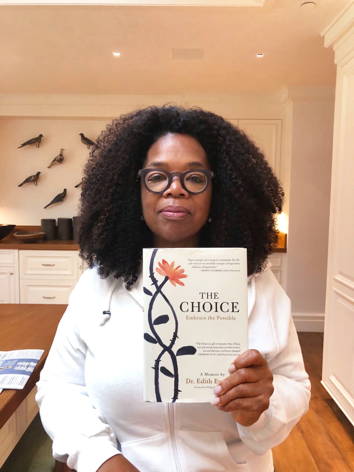 On World Book Day Oprah Is Reading The Choice by Dr. Edith Eger