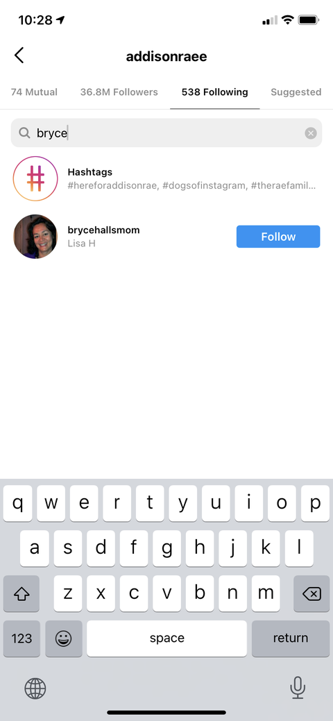 addison rae unfollows bryce hall on instagram