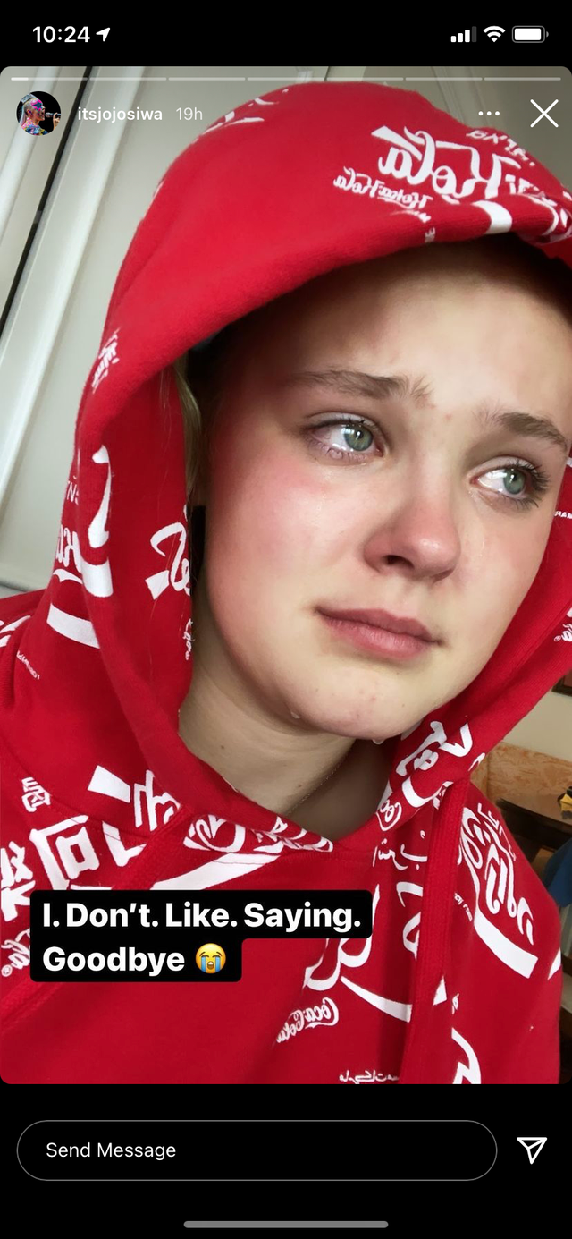 jojo siwa instagram story