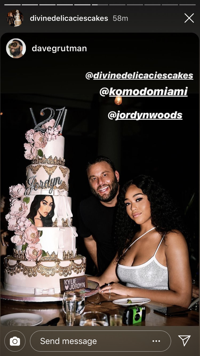 Kylie Jenner and Jordyn Woods Party With Gold Cake Pops
