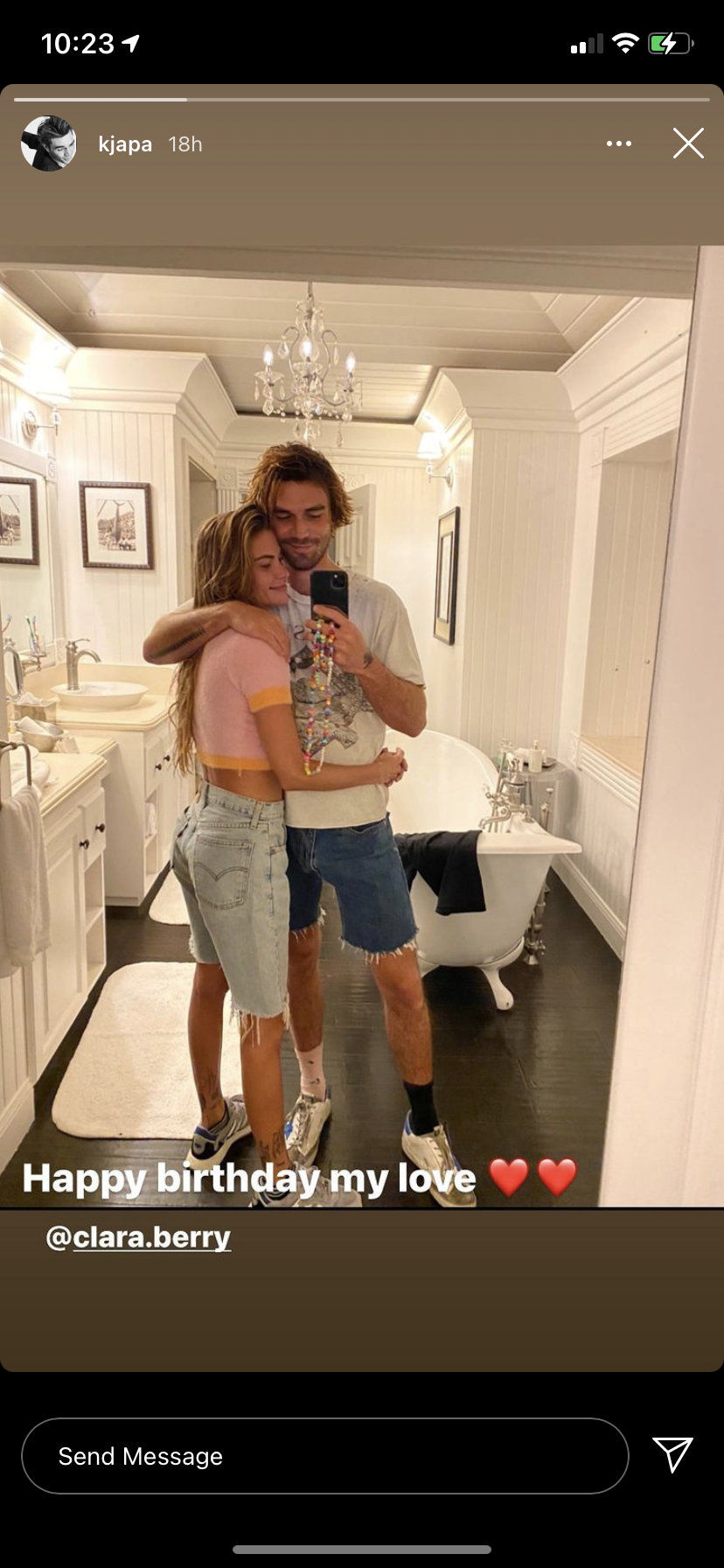 KJ Apa Posts a Birthday Message For His Girlfriend and “Love” Clara Berry