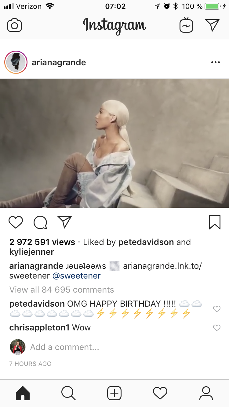 As Ariana Grande Porn Captions - How Ariana Grande Celebrated Her 25th Birthday - Party Details and Pete  Davidson Instagram Tributes to FiancÃ©e Ariana